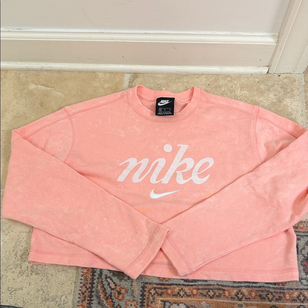 Nike Light Pink Cropped Top